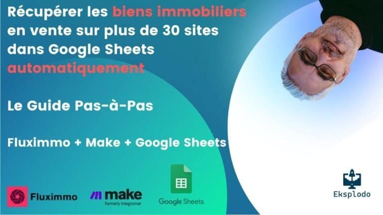 Miniature YouTube : veille du marche immobilier dans Google Sheets