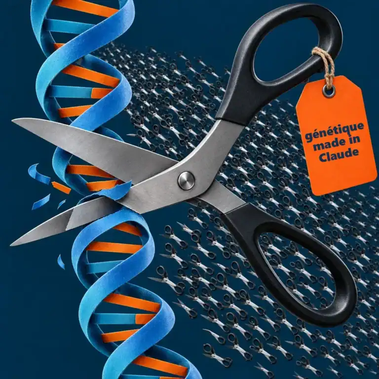 Claude, l’IA qui pourrait révolutionner la génétique : vers un nouveau CRISPR plus fort que CRISPR lui-même ? - eksplodo.fr