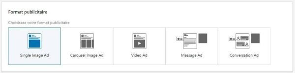 LinkedIn Ads - formats publicitaires disponibles pour la Génération de Leads sur LinkedIn - Single Image Ad, Carousel Image Ad, Video Ad, Message Ad, Conversation Ad - eksplodo.fr